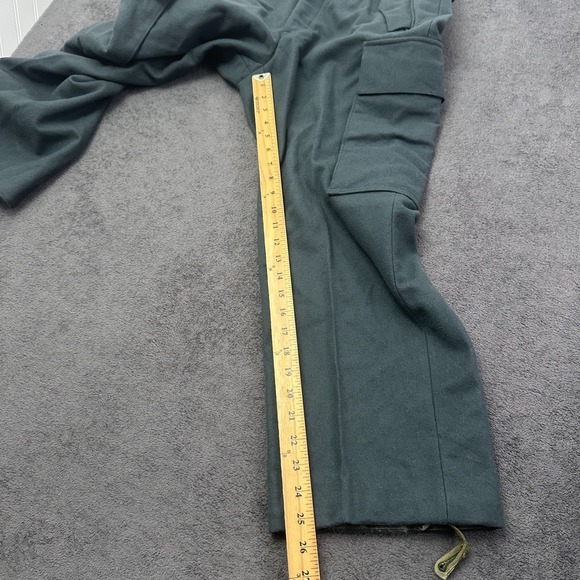 vintage 80s Bundeswehr German Army Wool Cargo Pants size 32 MILITARY TROUSERS - Picture 9 of 15